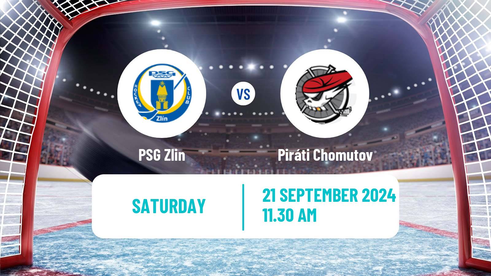 Hockey Czech Chance Liga PSG Zlín - Piráti Chomutov