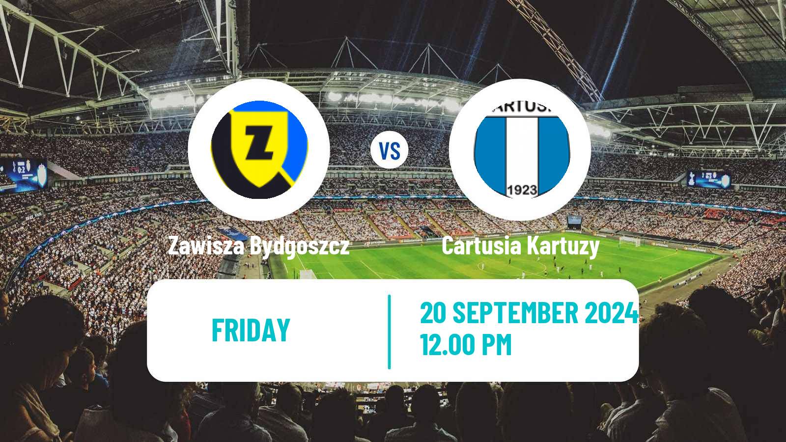 Soccer Polish Division 3 - Group II Zawisza Bydgoszcz - Cartusia Kartuzy