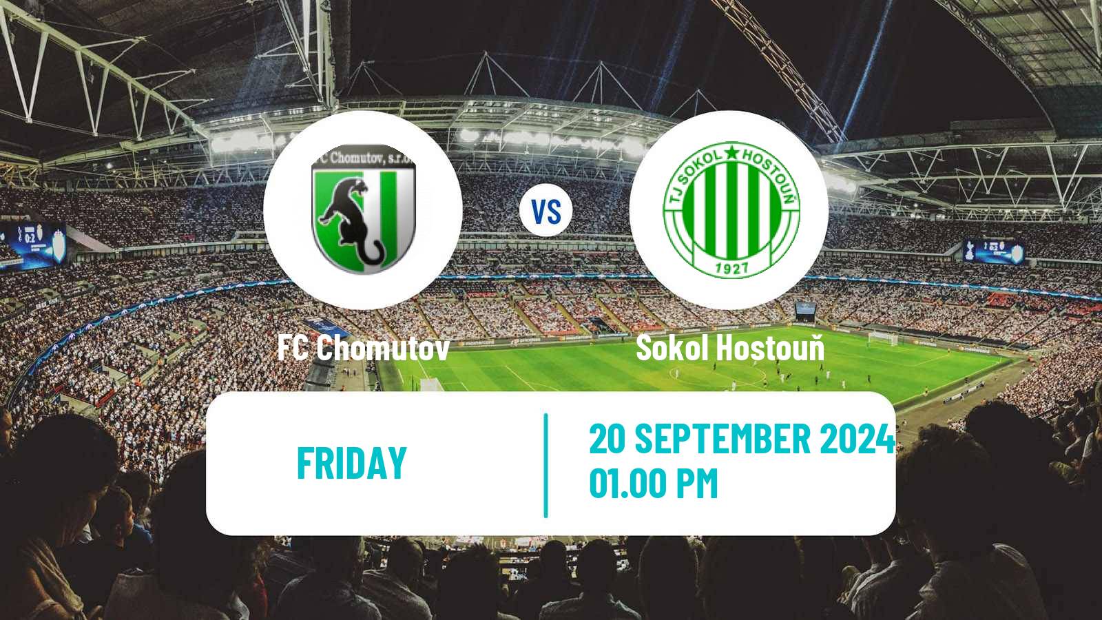 Soccer Czech CFL Group A Chomutov - Sokol Hostouň