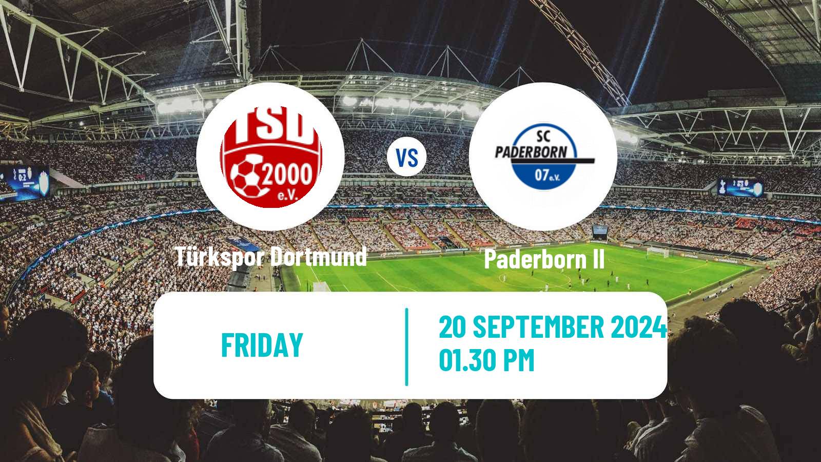 Soccer German Regionalliga West Türkspor Dortmund - Paderborn II