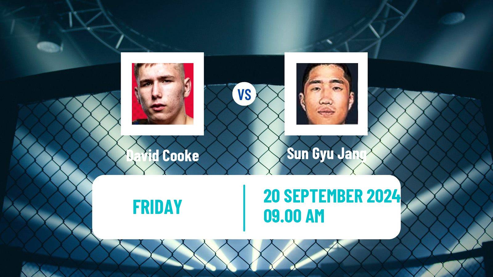 MMA Lightweight One Championship Men David Cooke - Sun Gyu Jang