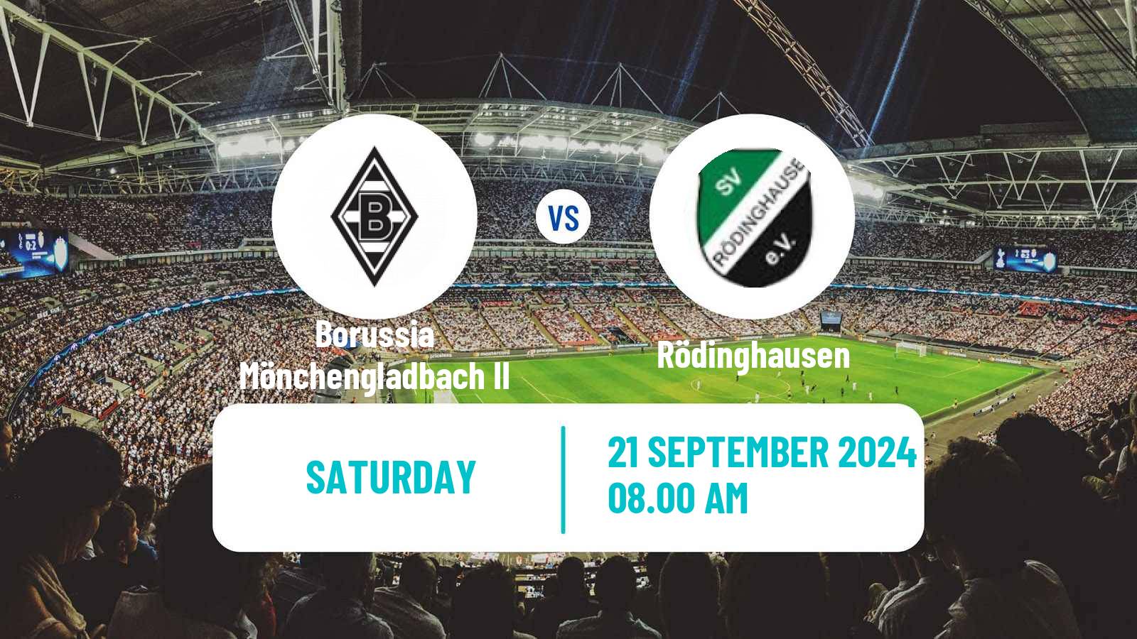 Soccer German Regionalliga West Borussia Mönchengladbach II - Rödinghausen