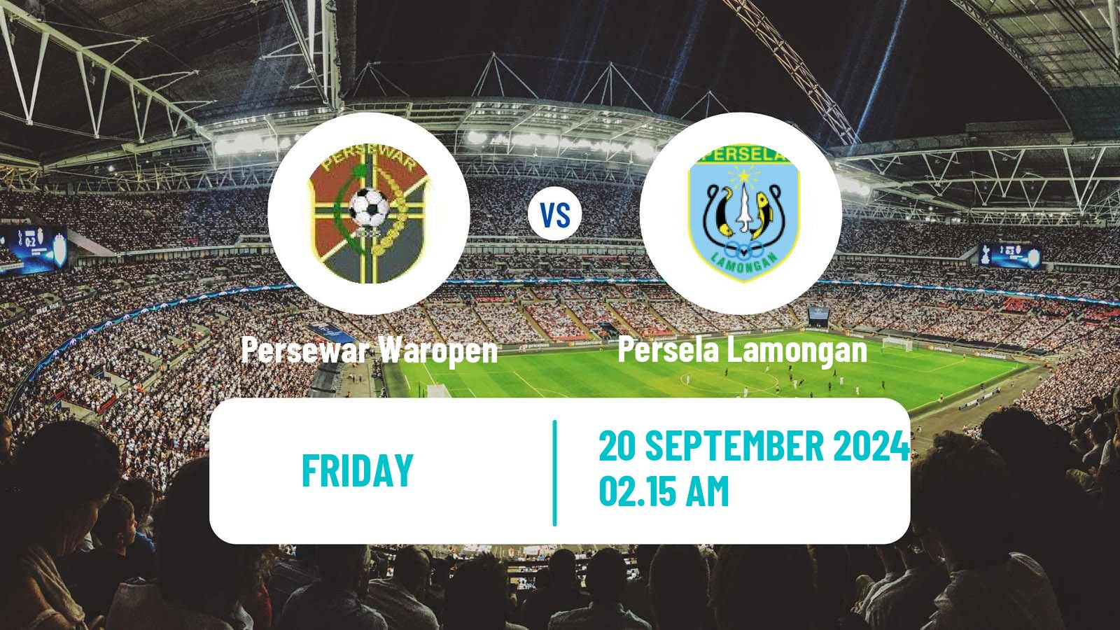 Soccer Indonesian Liga 2 Persewar Waropen - Persela Lamongan