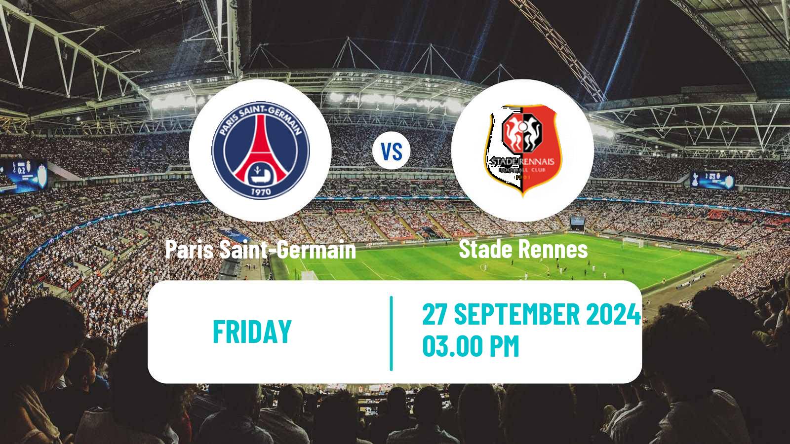 Soccer French Ligue 1 Paris Saint-Germain - Rennes