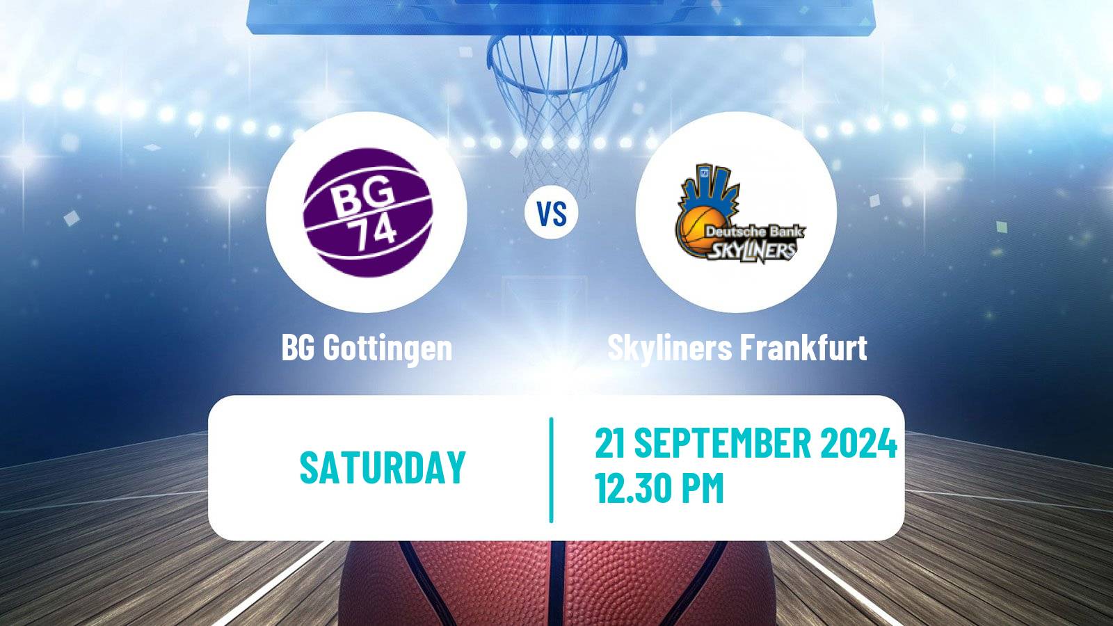 Basketball German BBL BG Göttingen - Skyliners Frankfurt