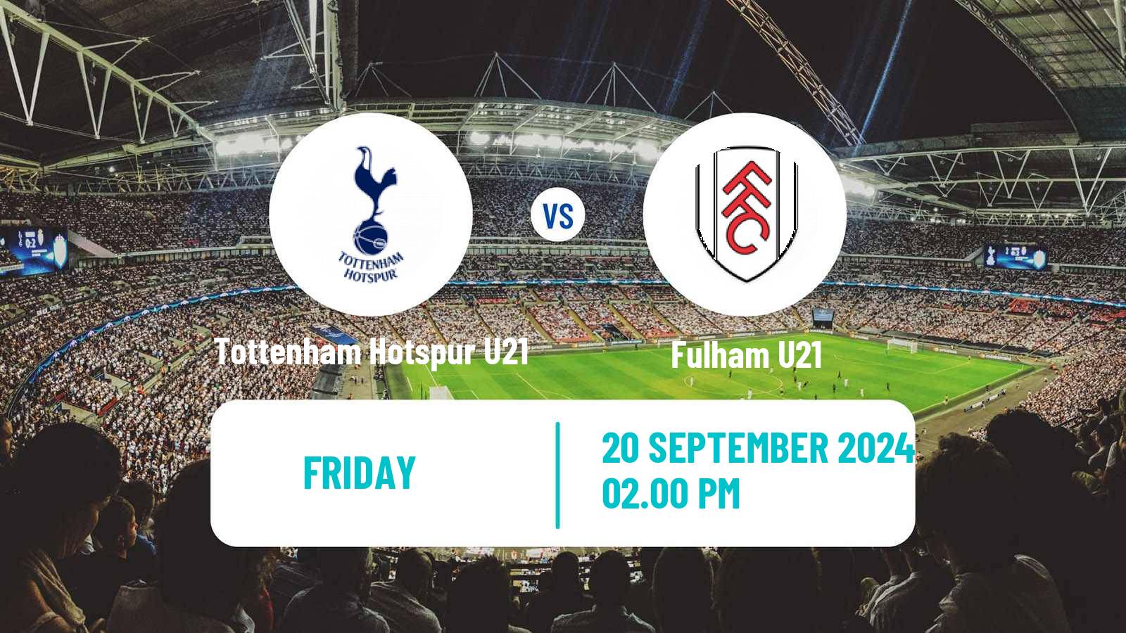 Soccer English Premier League 2 Tottenham Hotspur U21 - Fulham U21