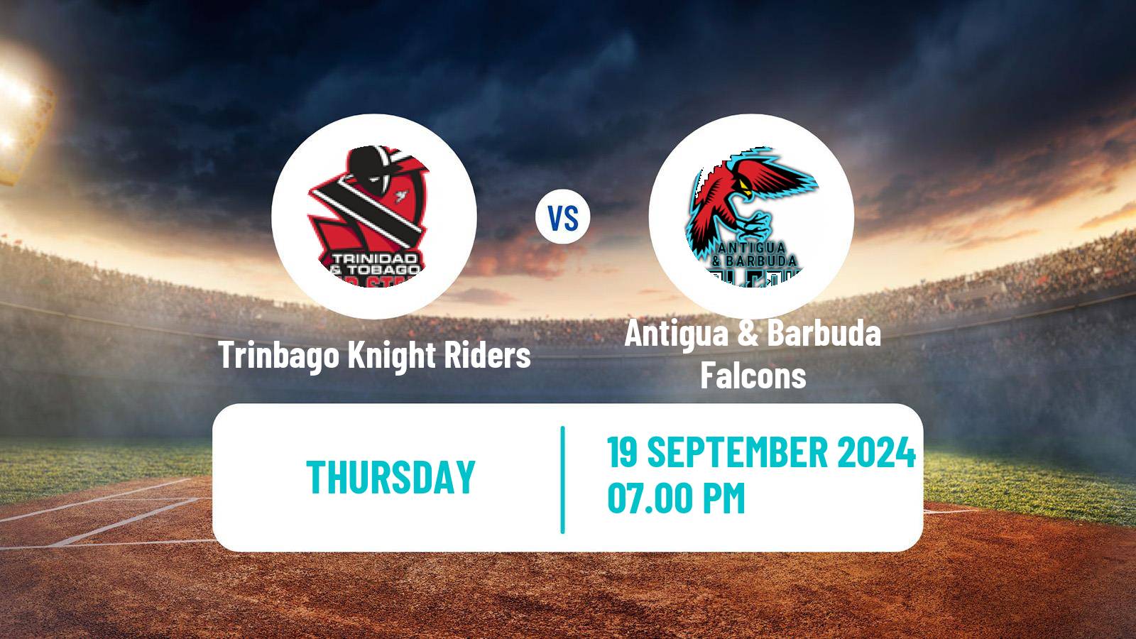 Cricket Caribbean Premier League Cricket Trinbago Knight Riders - Antigua & Barbuda Falcons