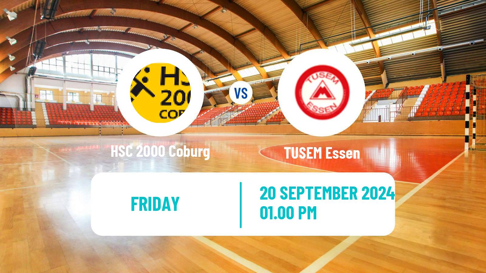 Handball German 2 Bundesliga Handball HSC 2000 Coburg - TUSEM Essen