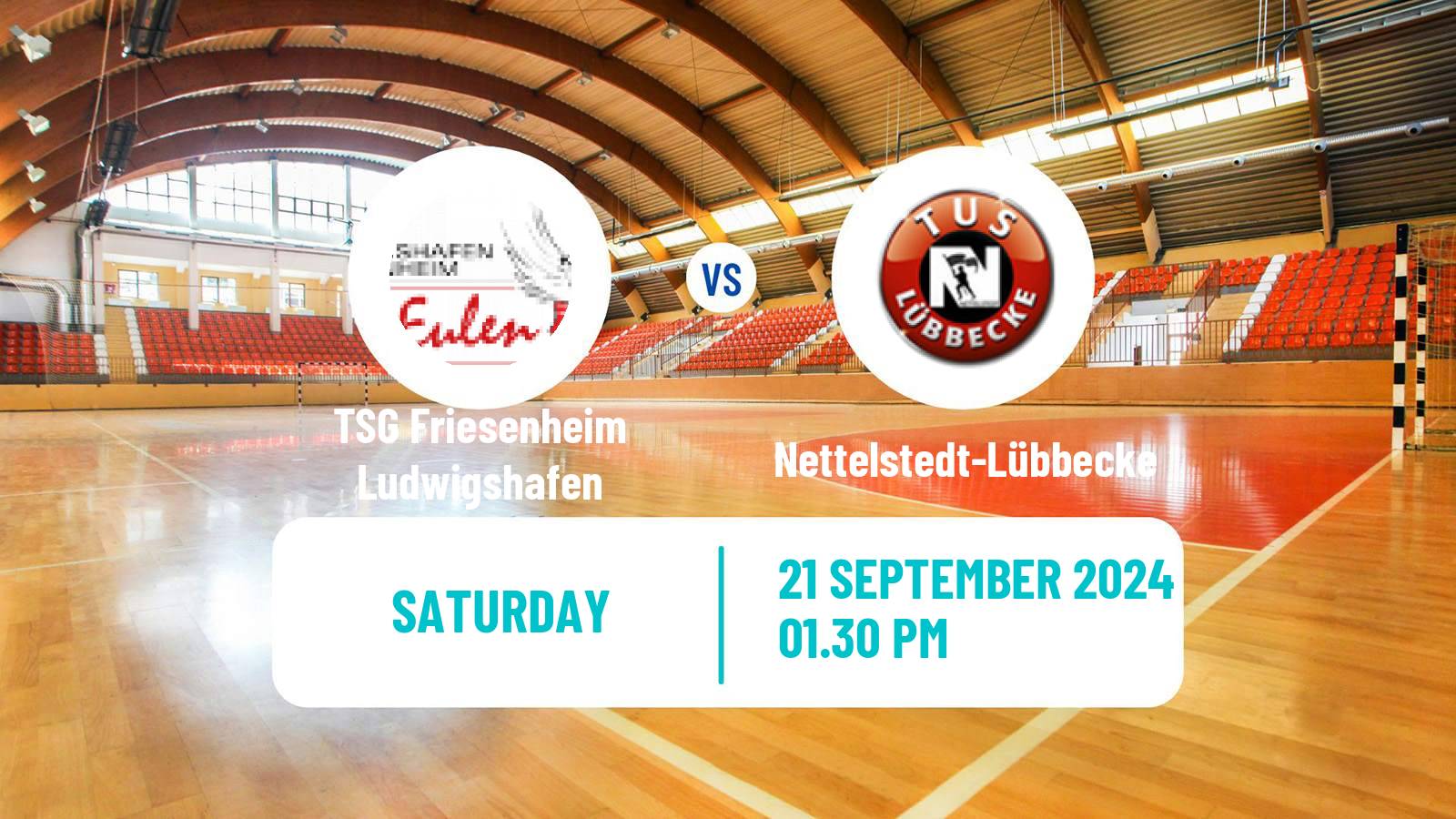 Handball German 2 Bundesliga Handball TSG Friesenheim Ludwigshafen - Nettelstedt-Lübbecke