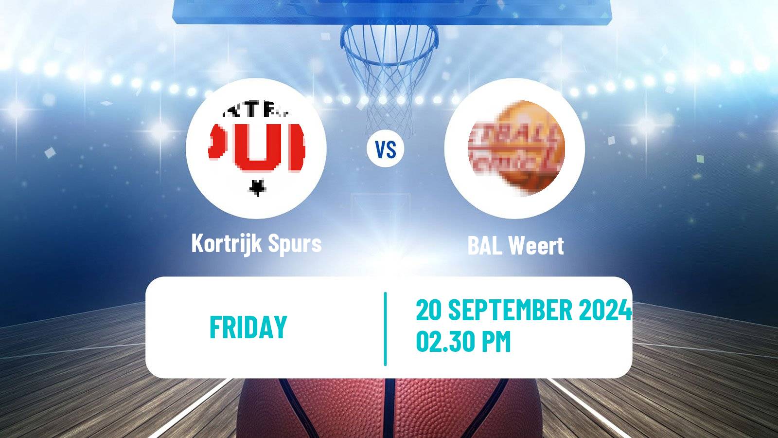 Basketball BNXT League Kortrijk Spurs - BAL Weert