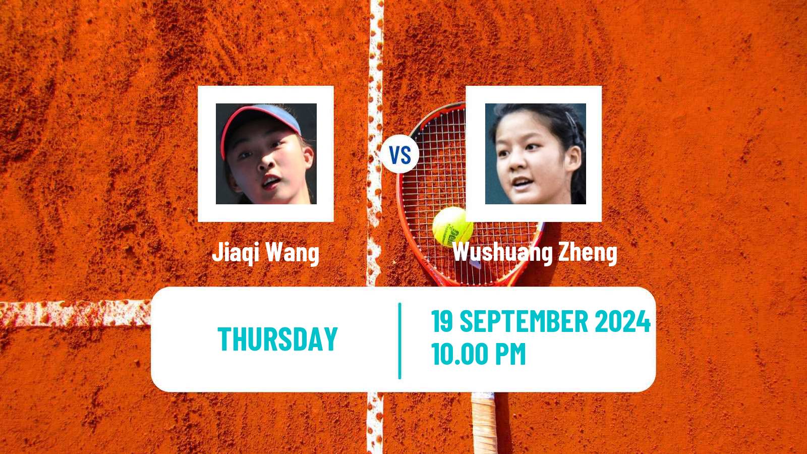 Tennis ITF W50 Fuzhou Women Jiaqi Wang - Wushuang Zheng