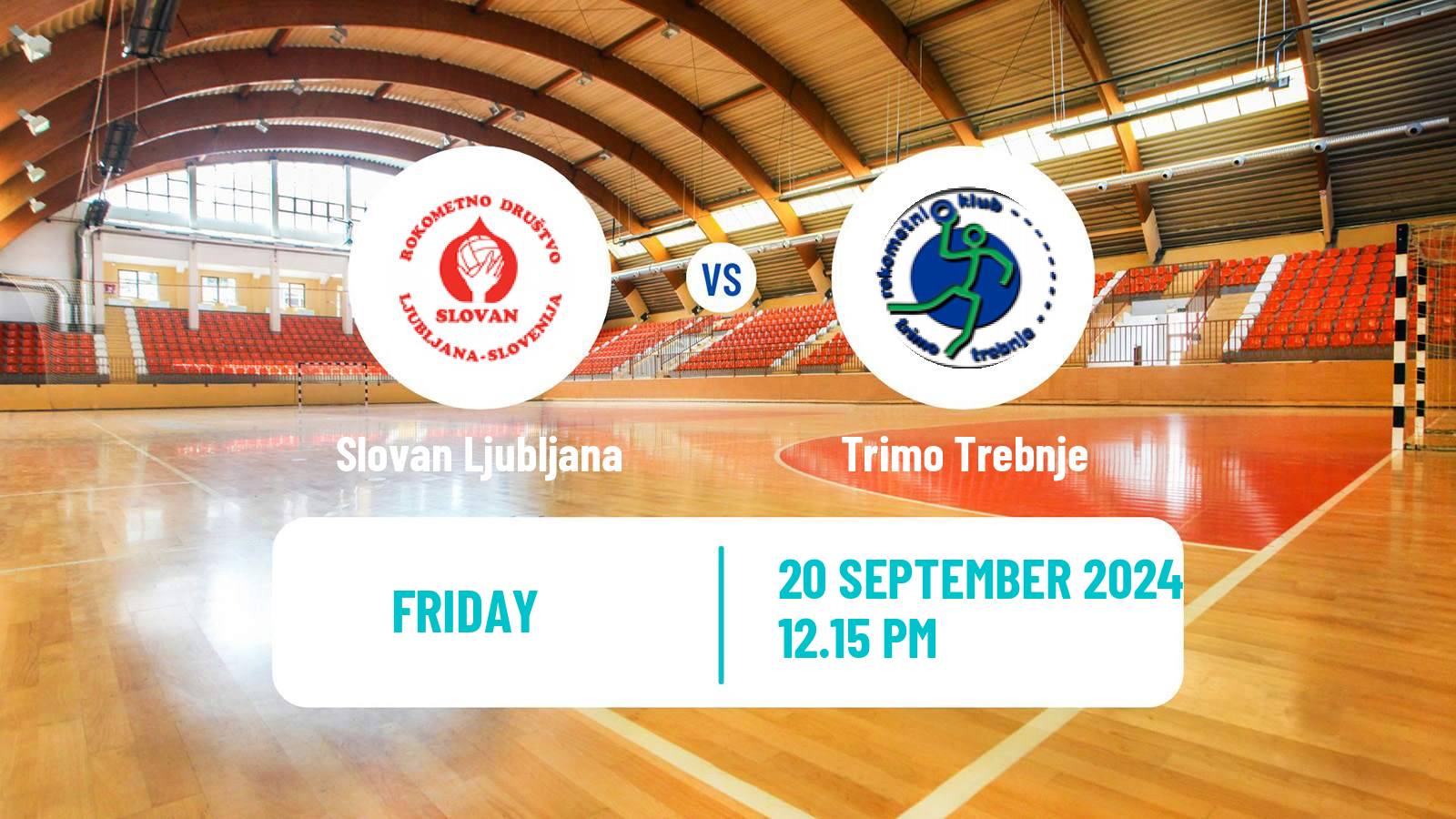 Handball Slovenian 1 NLB Liga Handball Slovan Ljubljana - Trimo Trebnje