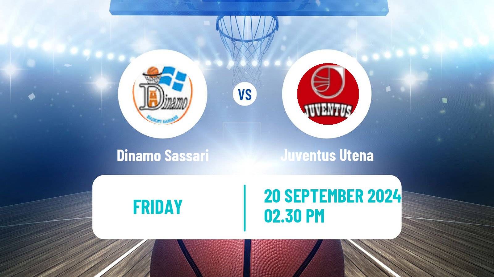 Basketball Champions League Basketball Dinamo Sassari - Juventus Utena