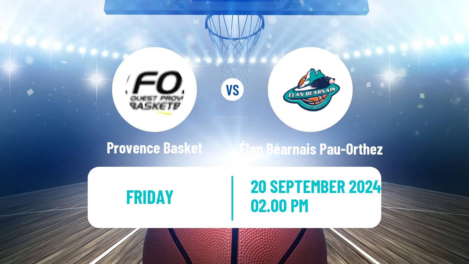 Basketball French LNB Pro B Provence Basket - Élan Béarnais Pau-Orthez