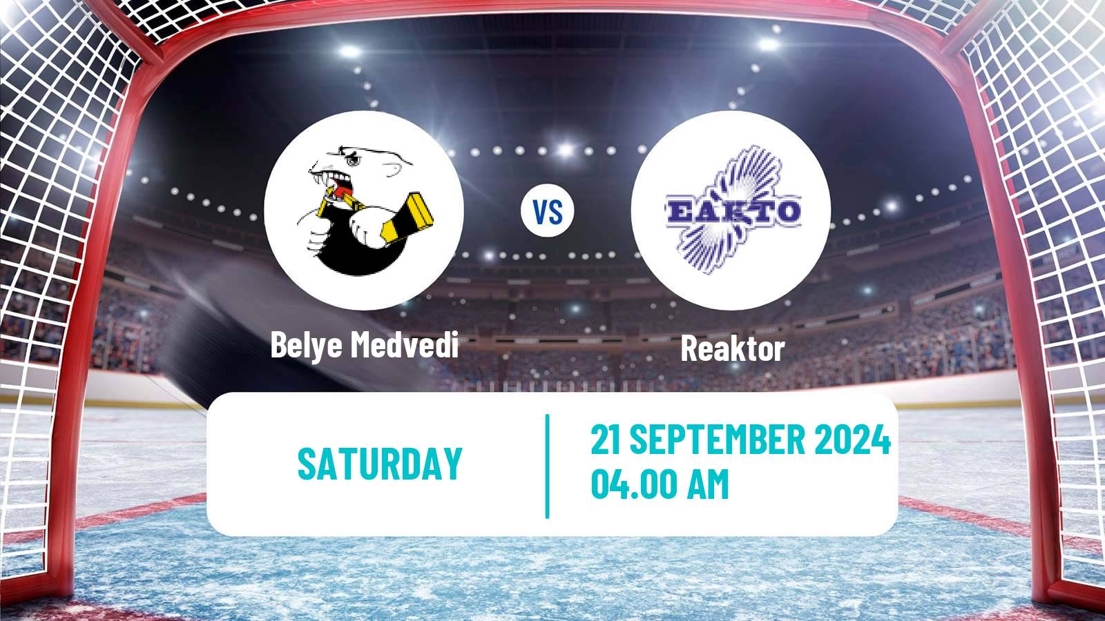 Hockey MHL Belye Medvedi - Reaktor