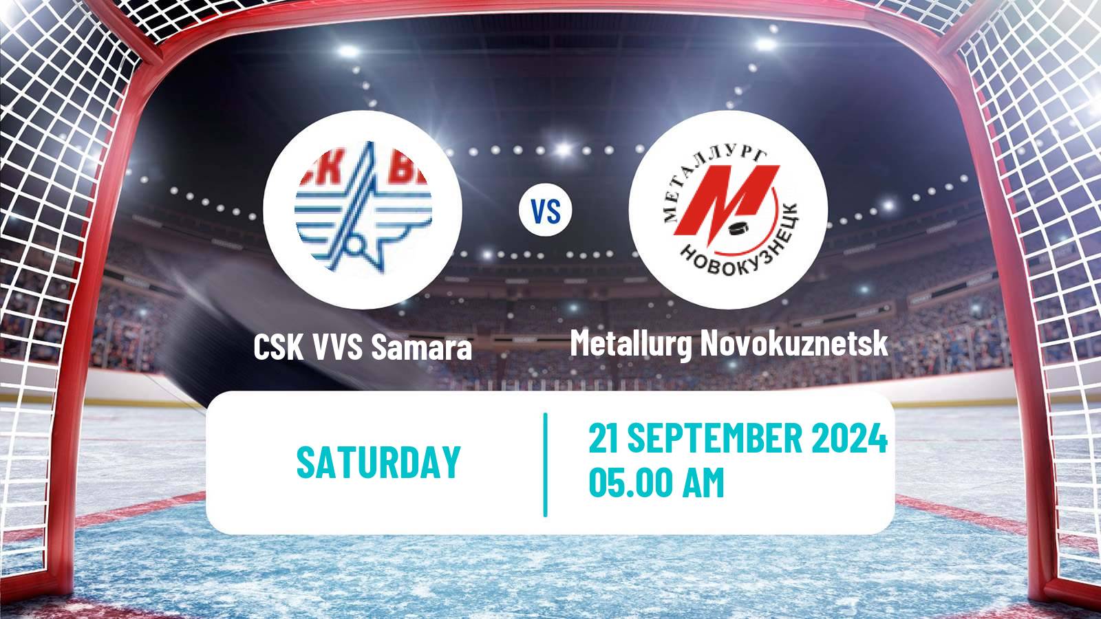 Hockey VHL CSK VVS Samara - Metallurg Novokuznetsk