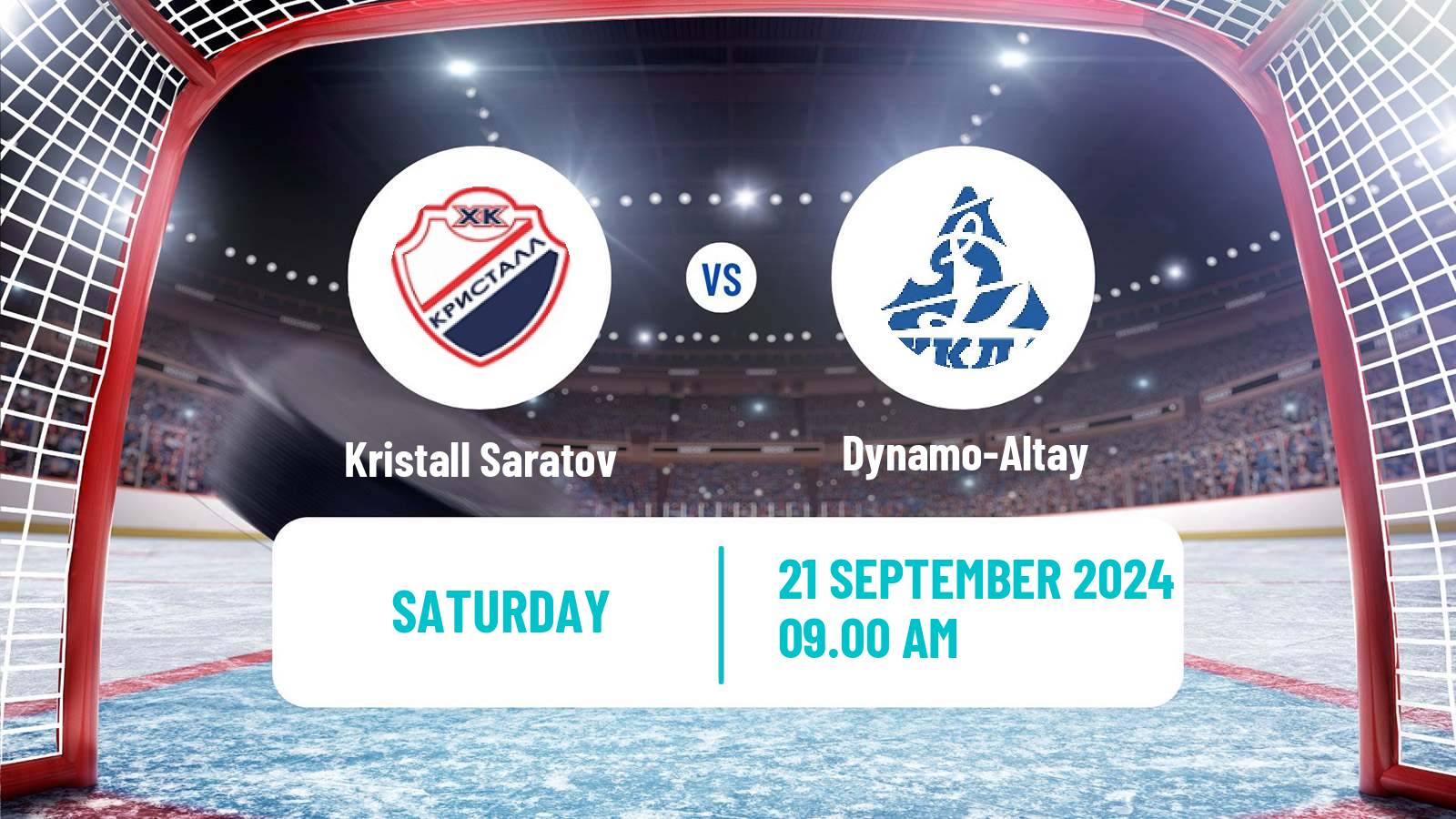 Hockey VHL Kristall Saratov - Dynamo-Altay