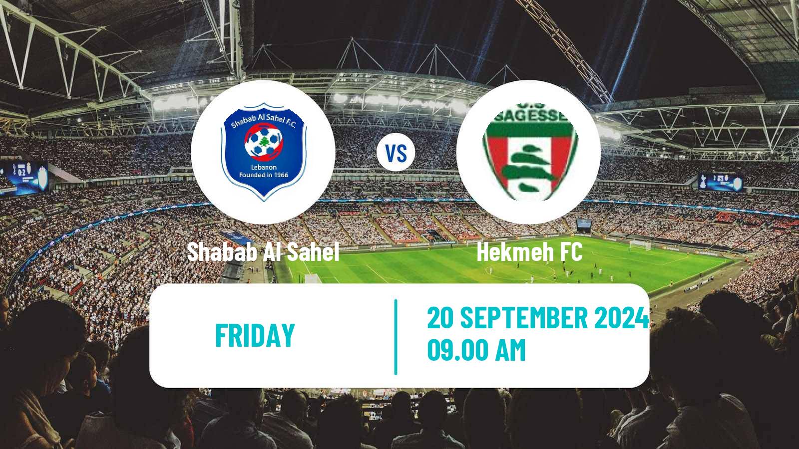 Soccer Lebanese Premier League Shabab Al Sahel - Hekmeh