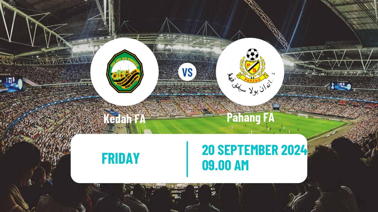 Soccer Malaysian Super League Kedah FA - Pahang