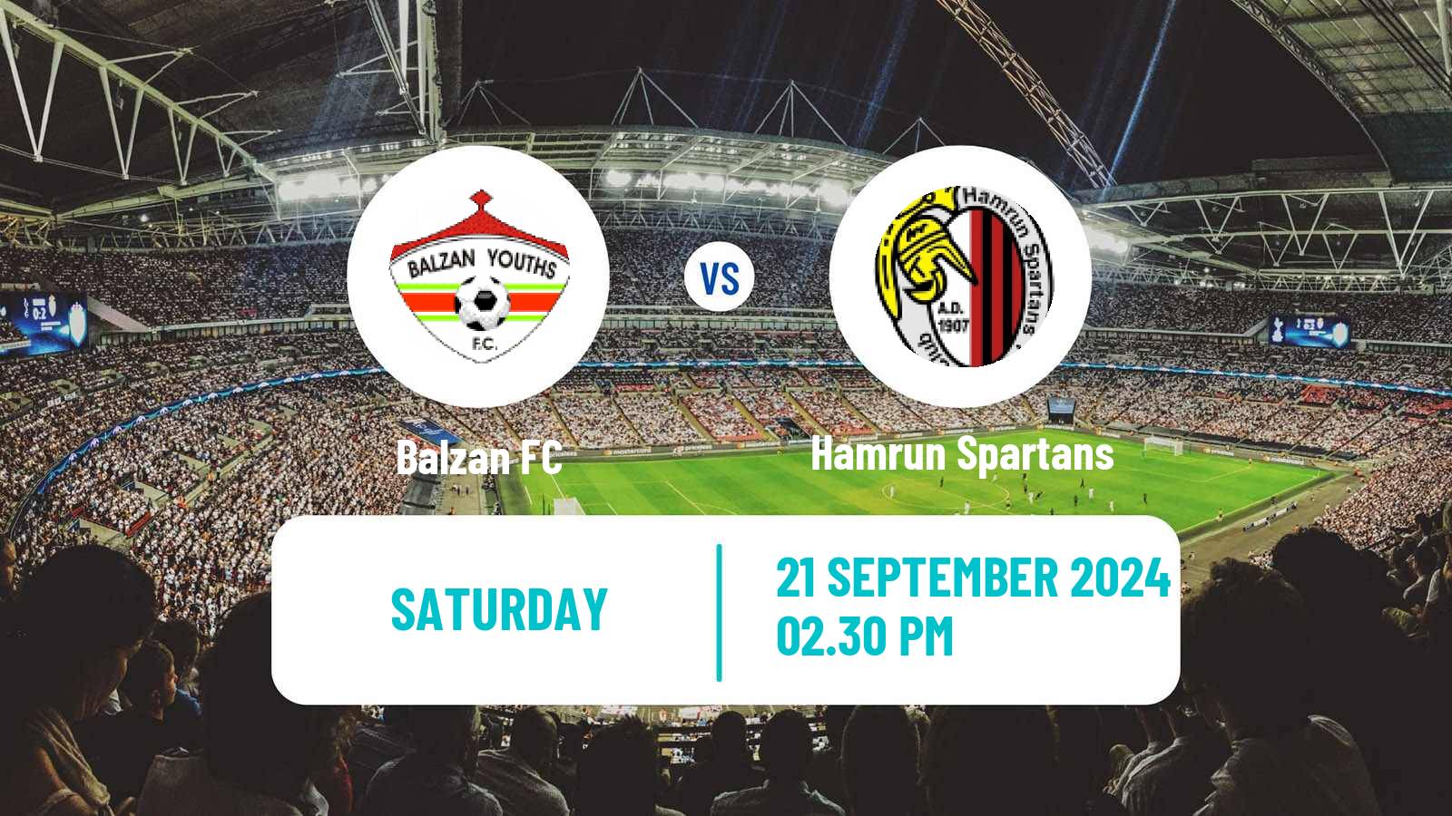 Soccer Maltese Premier League Balzan - Hamrun Spartans