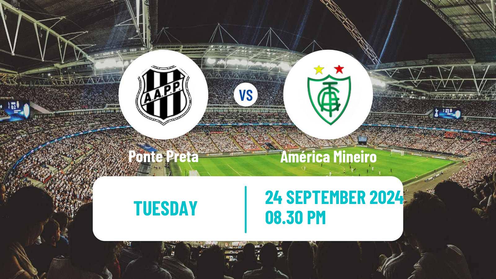 Soccer Brazilian Serie B Ponte Preta - América Mineiro