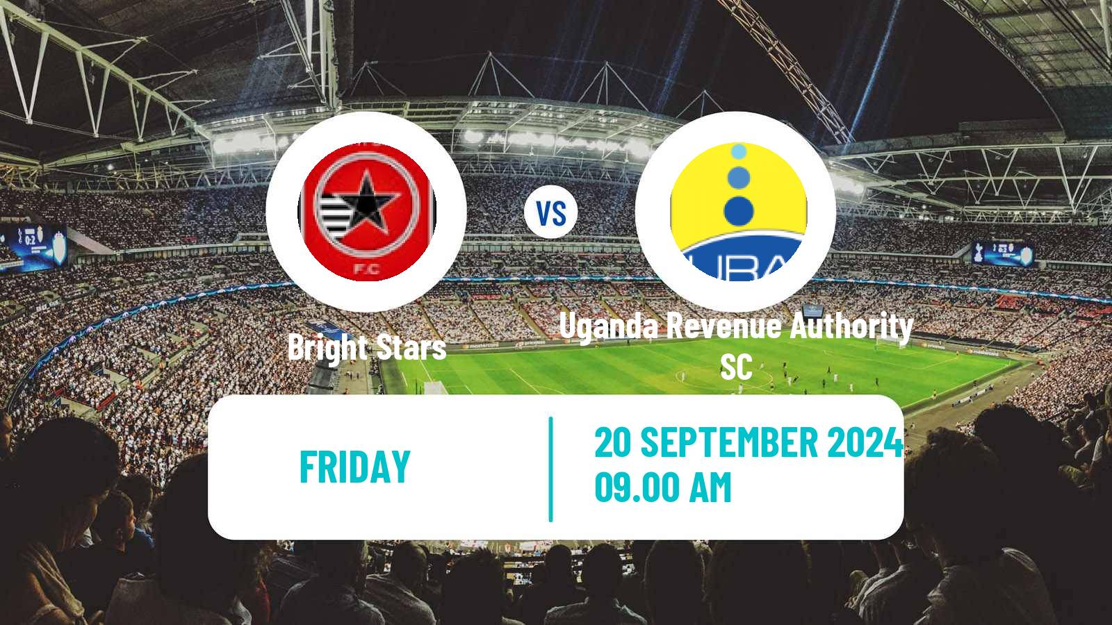 Soccer Ugandan Super League Bright Stars - Uganda Revenue Authority SC