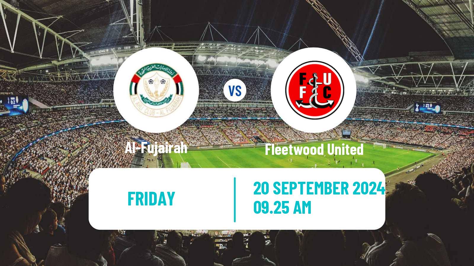 Soccer UAE Presidents Cup Al-Fujairah - Fleetwood United