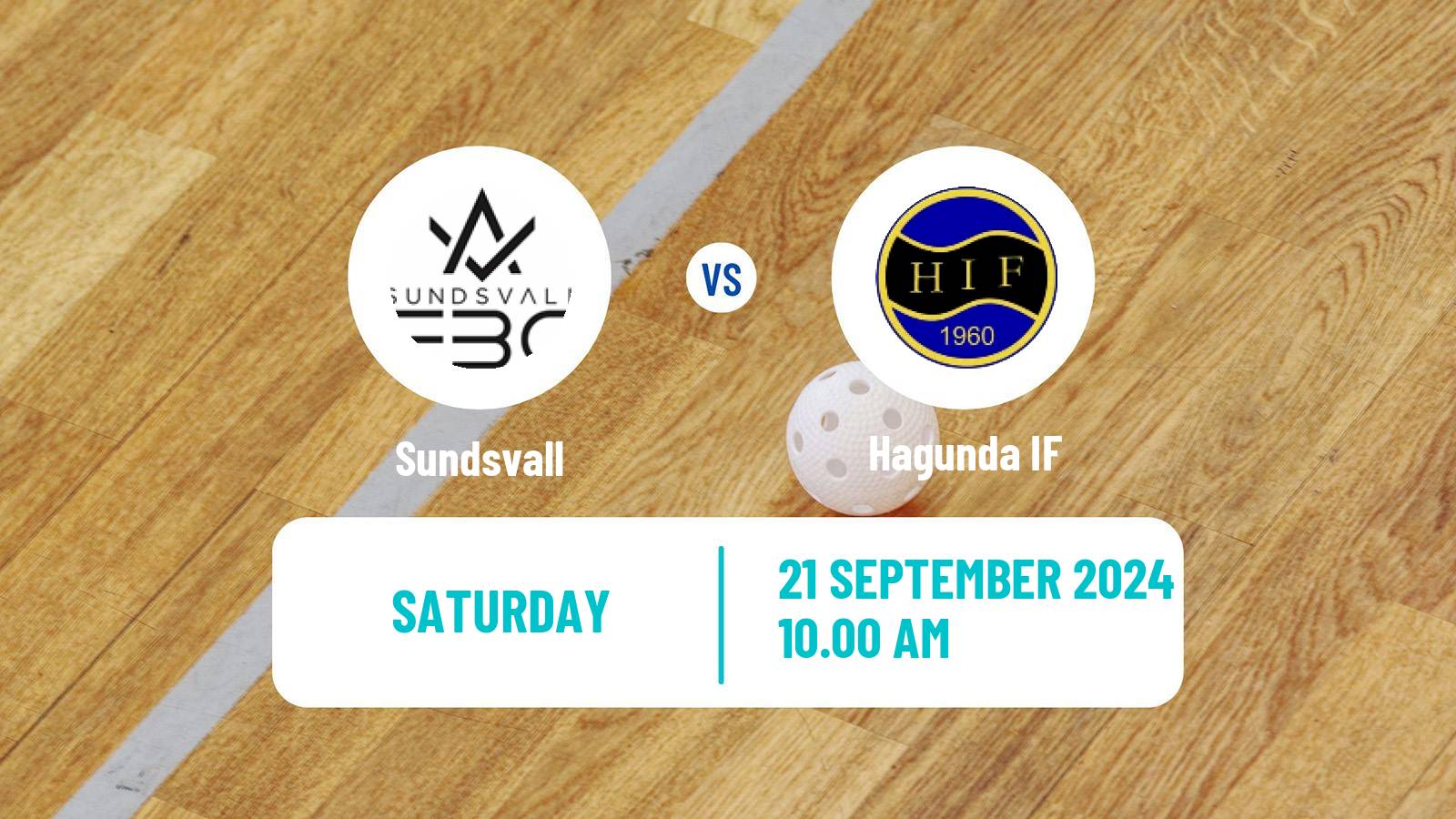 Floorball Swedish Allsvenskan Floorball Sundsvall - Hagunda