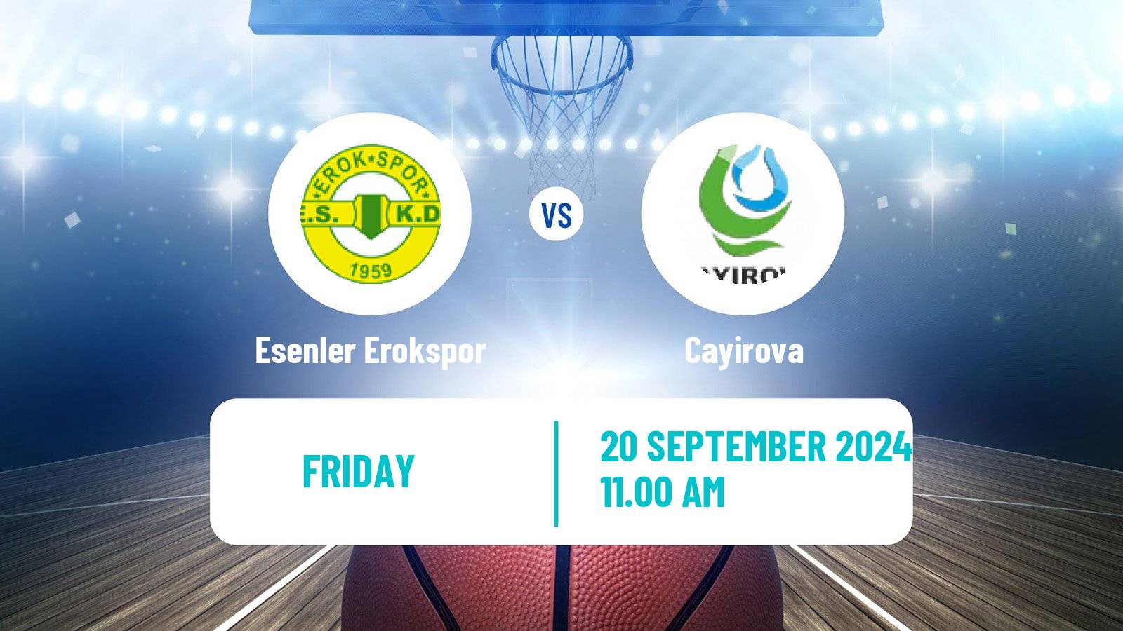 Basketball Turkish TBL Esenler Erokspor - Cayirova