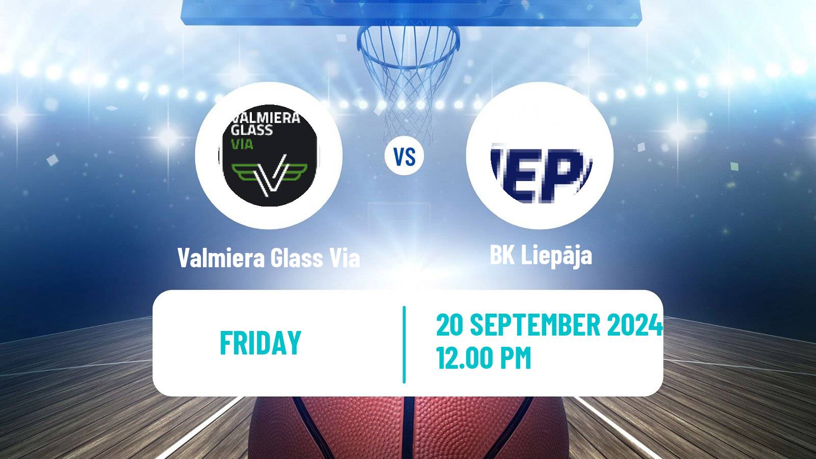 Basketball Estonian–Latvian Basketball League Valmiera Glass Via - Liepāja