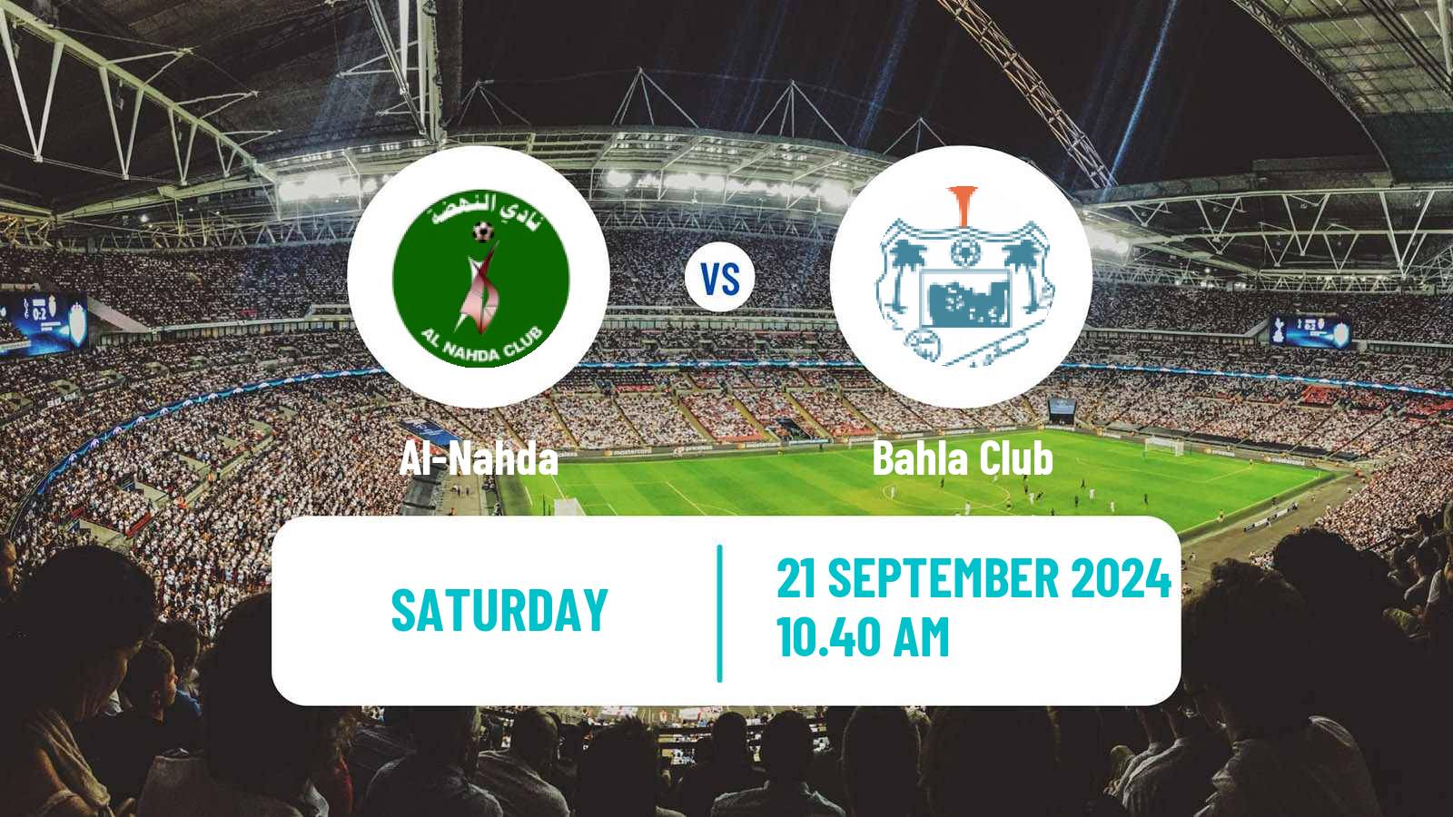 Soccer Omani League Al-Nahda - Bahla