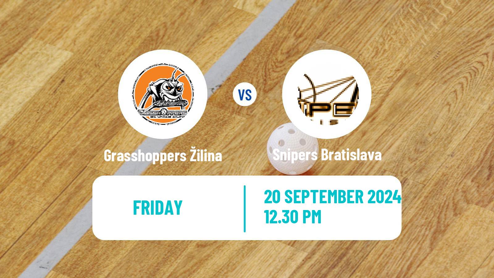 Floorball Slovak Extraliga Floorball Grasshoppers Žilina - Snipers Bratislava