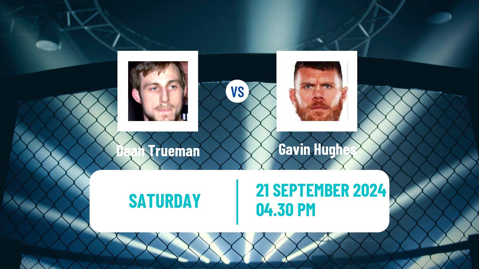 MMA Lightweight Cage Warriors Men Dean Trueman - Gavin Hughes