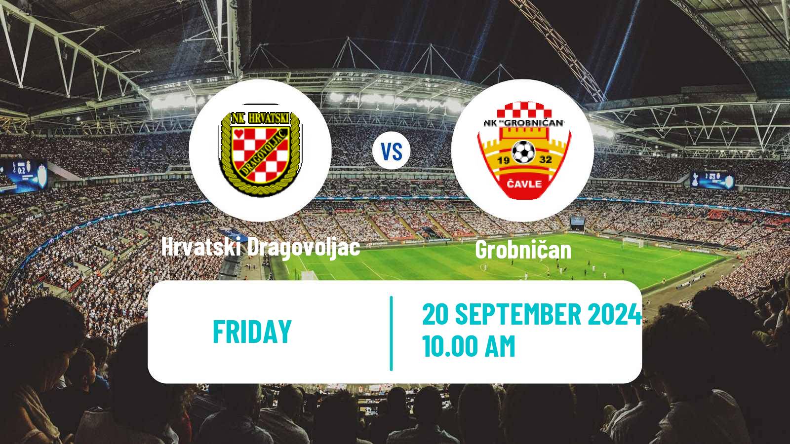 Soccer Croatian Druga NL Hrvatski Dragovoljac - Grobničan