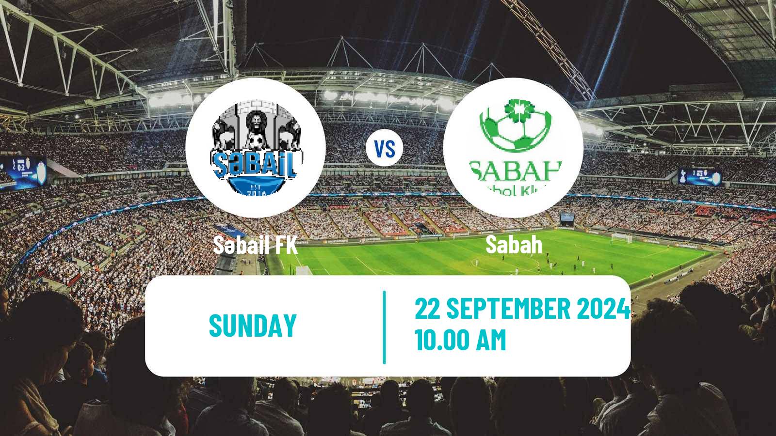 Soccer Azerbaijan Premier League Səbail - Sabah