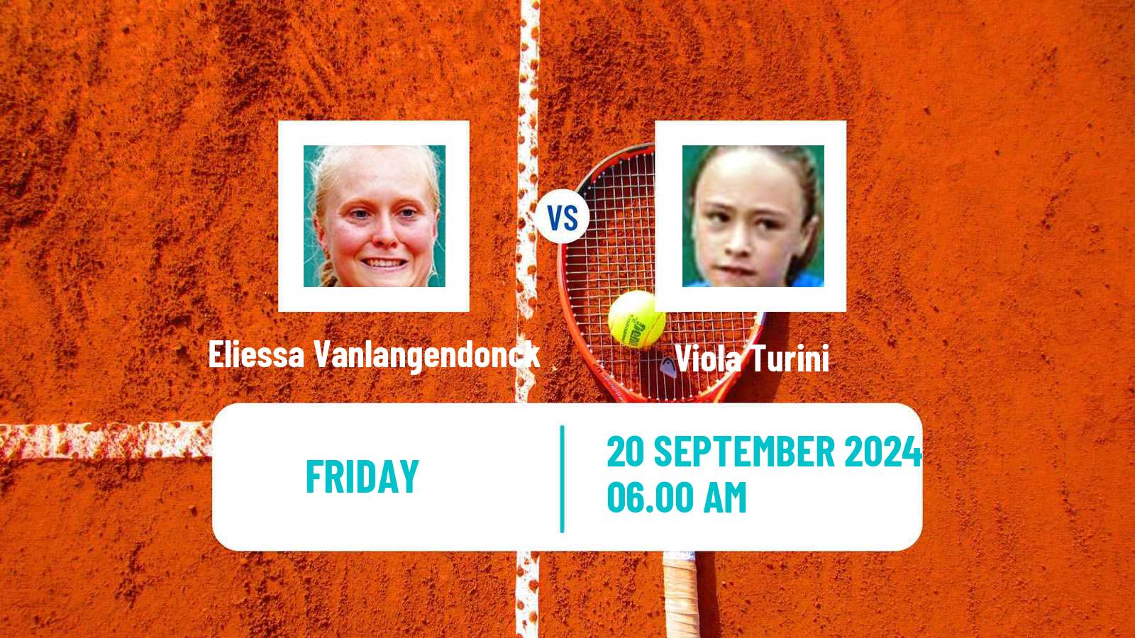 Tennis ITF W15 Monastir 36 Women Eliessa Vanlangendonck - Viola Turini