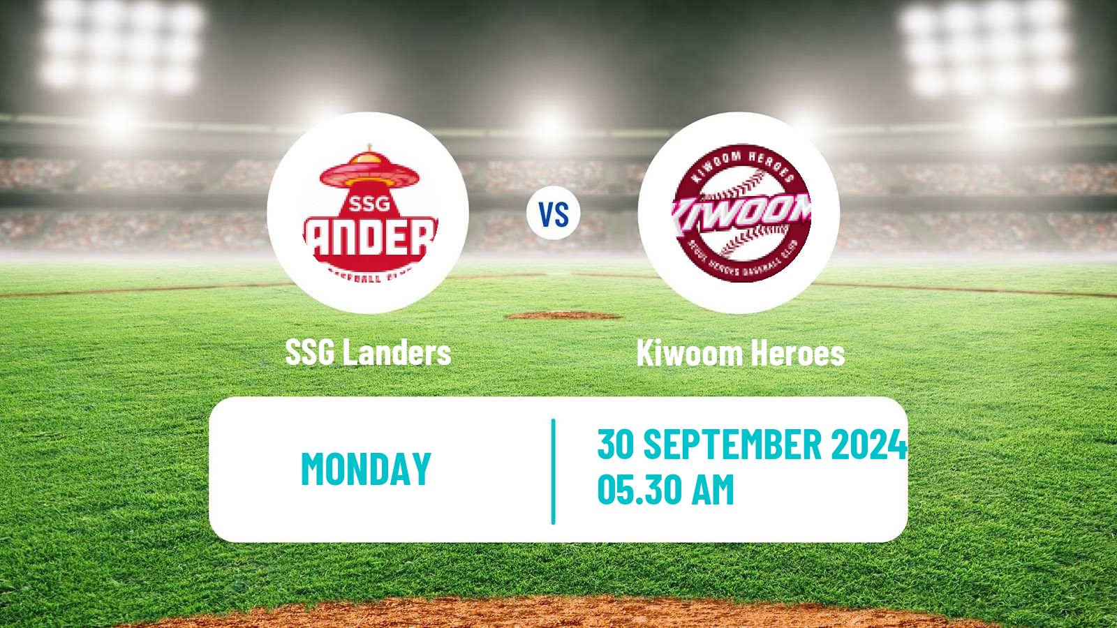 Baseball KBO SSG Landers - Kiwoom Heroes