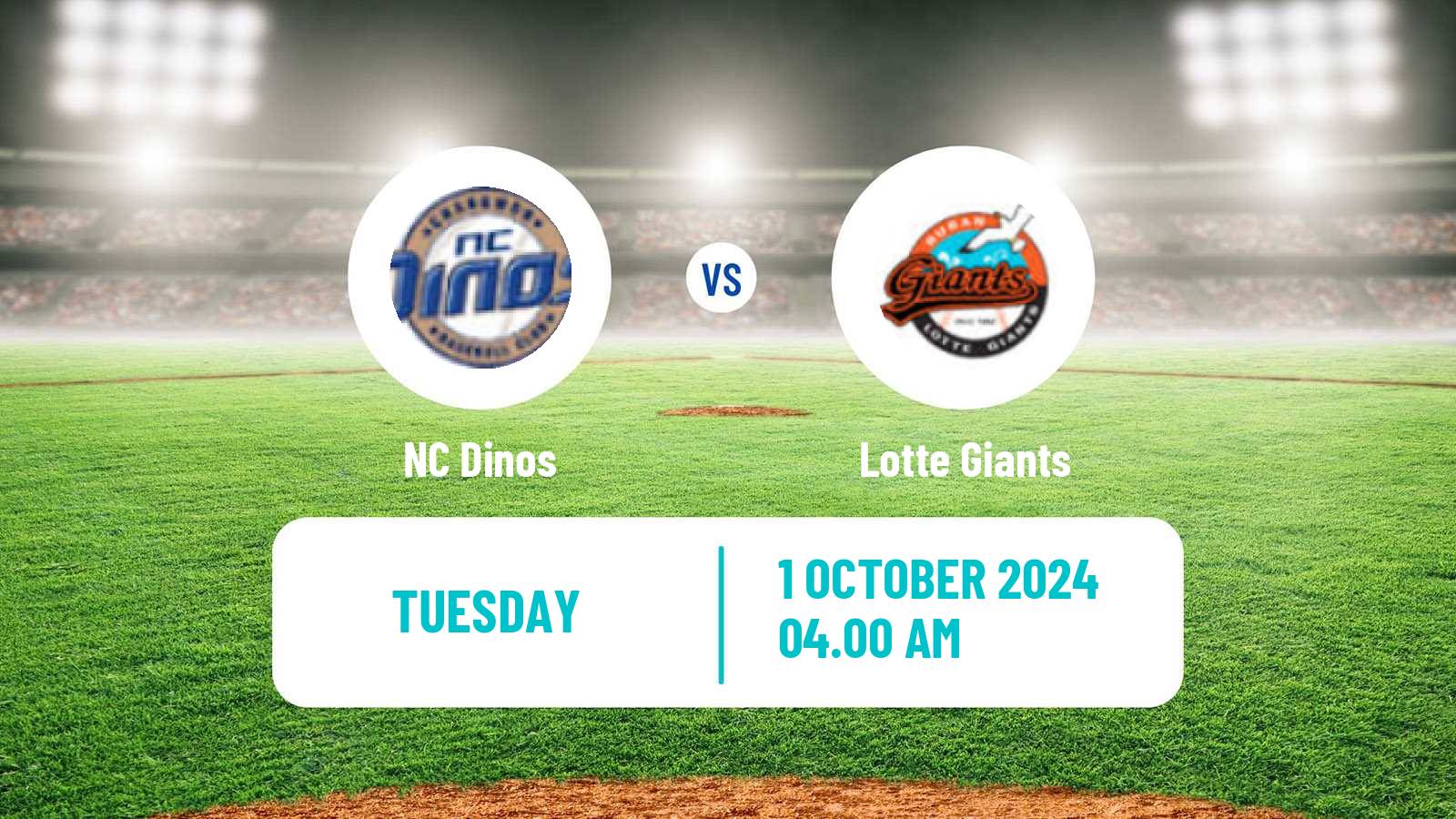 Baseball KBO NC Dinos - Lotte Giants