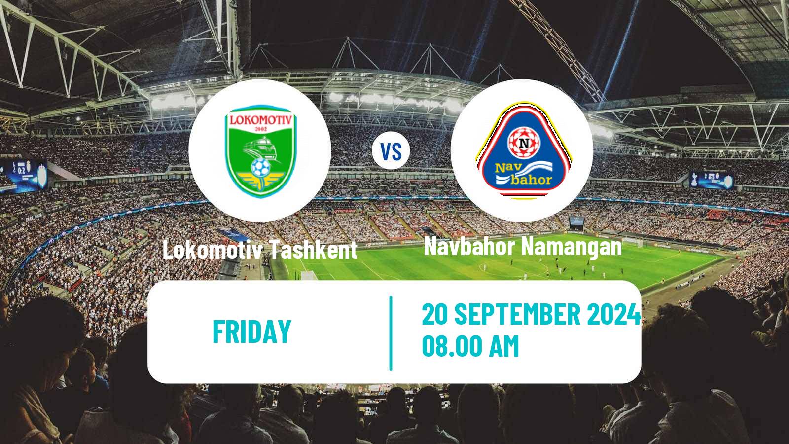 Soccer Uzbek League Lokomotiv Tashkent - Navbahor Namangan