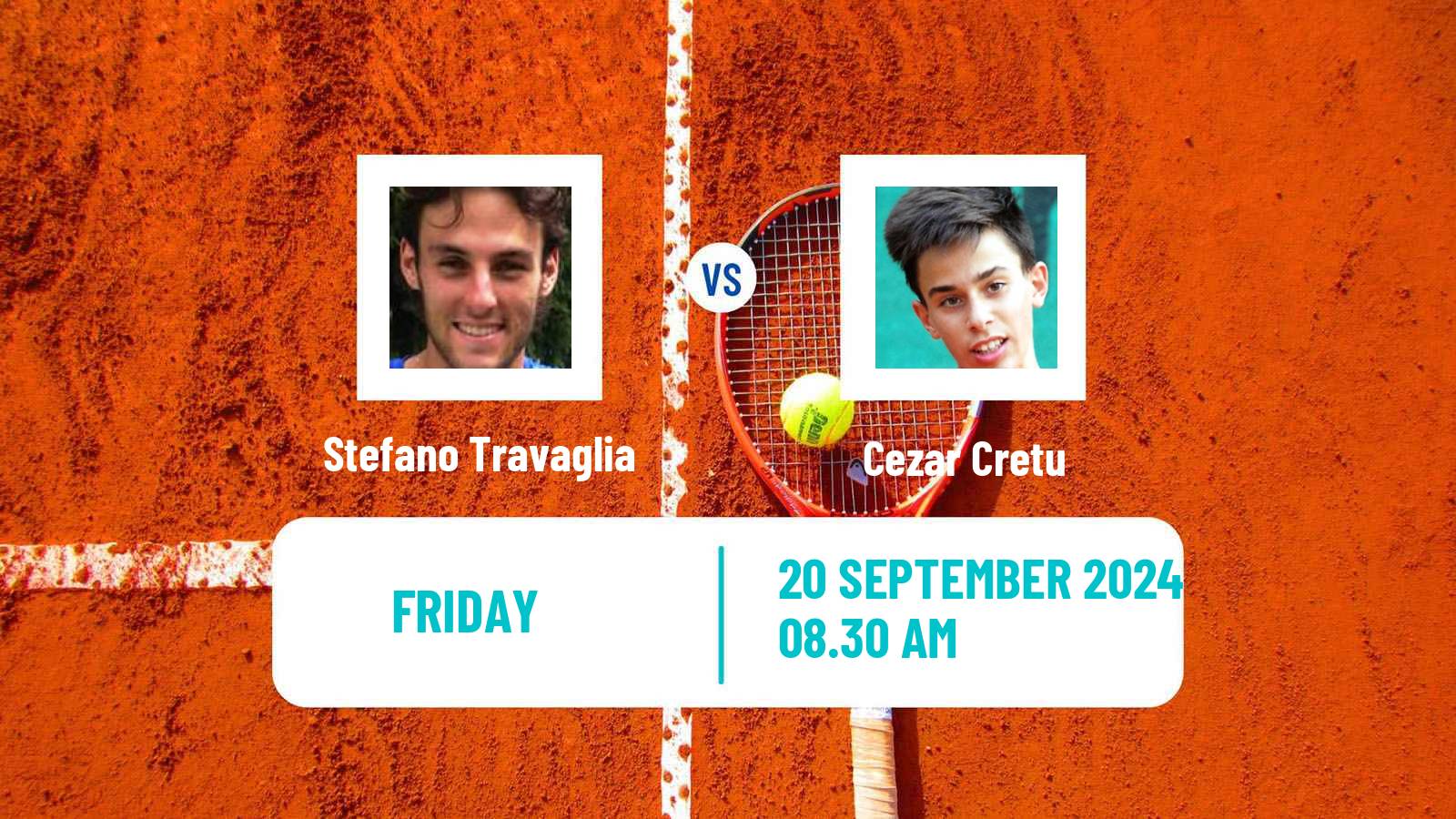 Tennis Sibiu Challenger Men Stefano Travaglia - Cezar Cretu