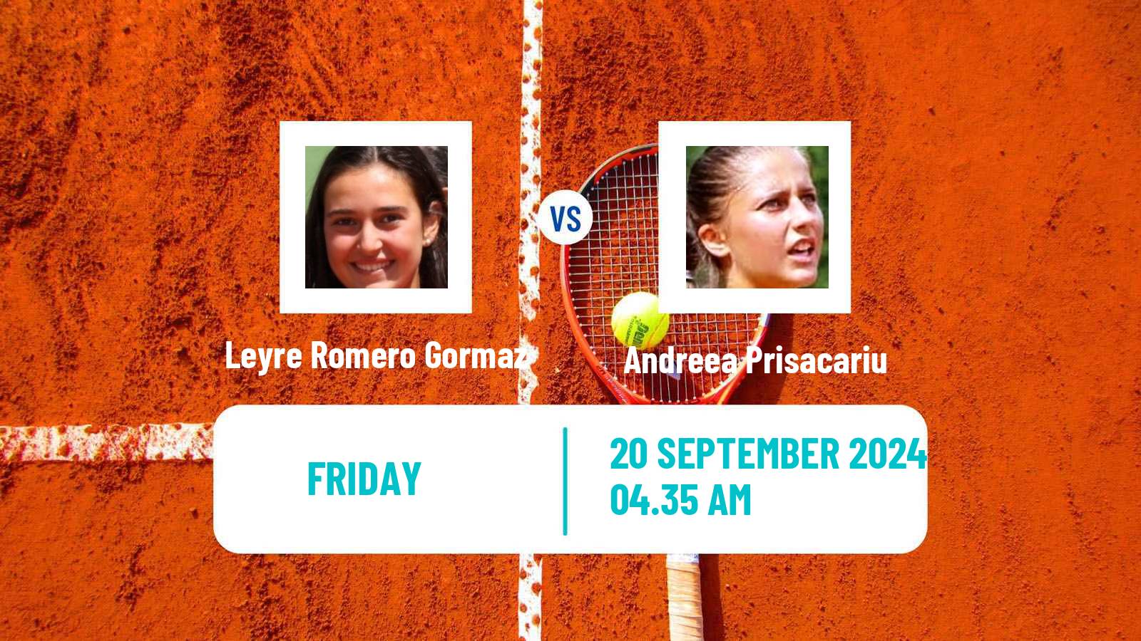 Tennis ITF W75 Pazardzhik Women Leyre Romero Gormaz - Andreea Prisacariu