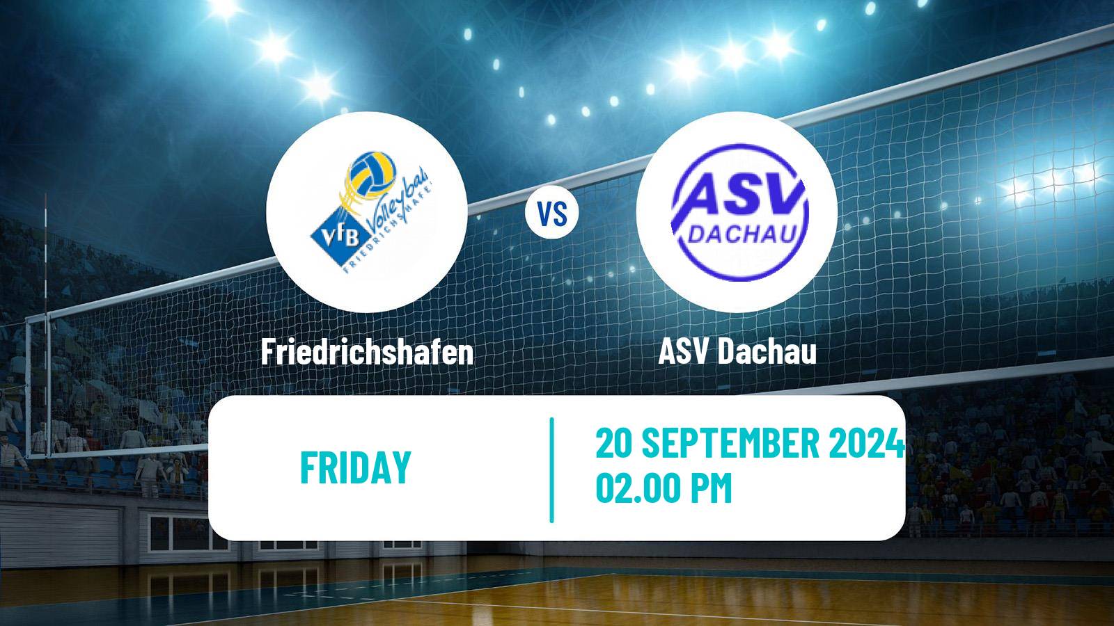 Volleyball German Bundesliga Volleyball Friedrichshafen - Dachau