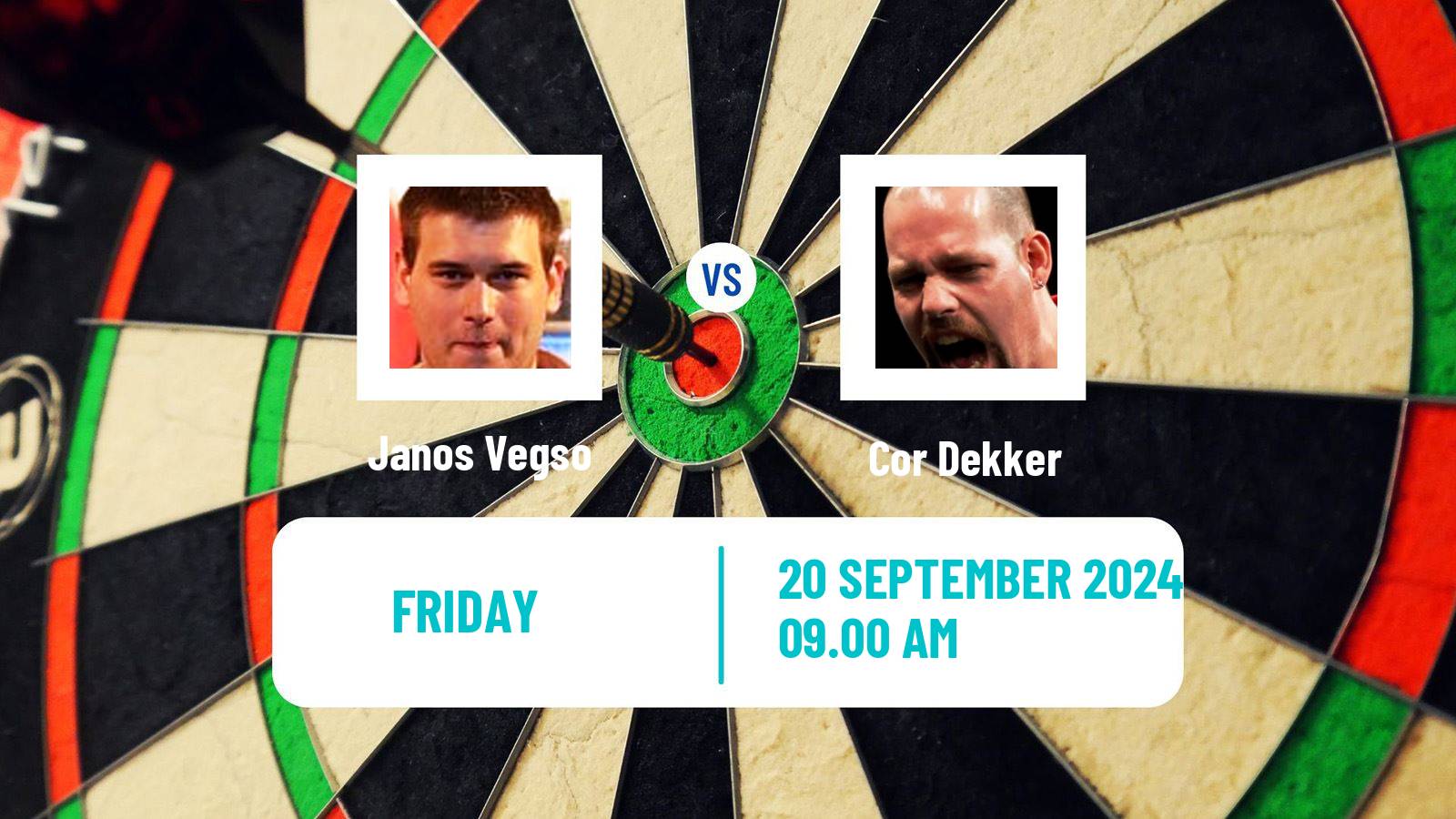 Darts European Tour 11 Janos Vegso - Cor Dekker