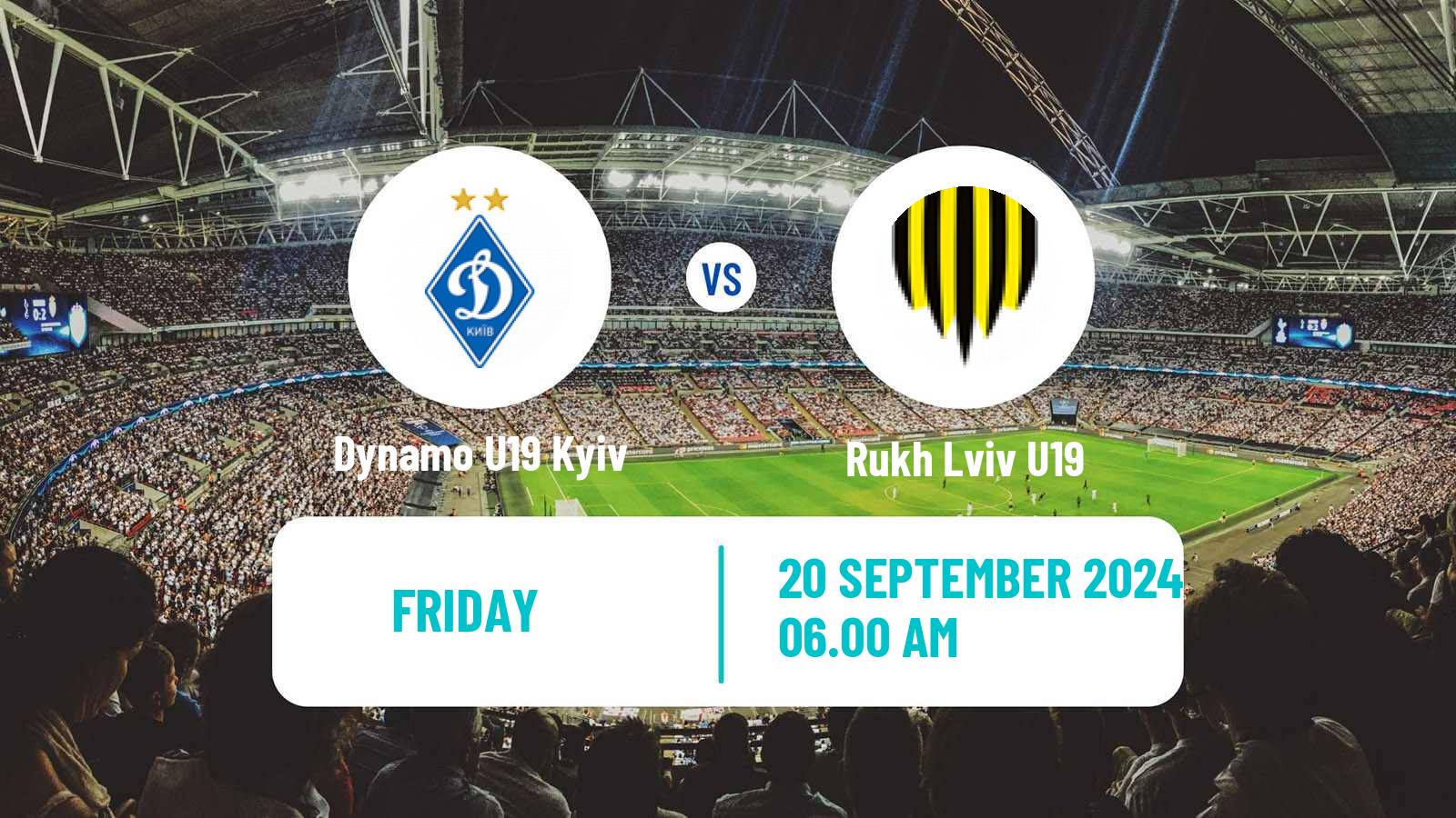 Soccer Ukrainian U19 League Dynamo U19 Kyiv - Rukh Lviv U19