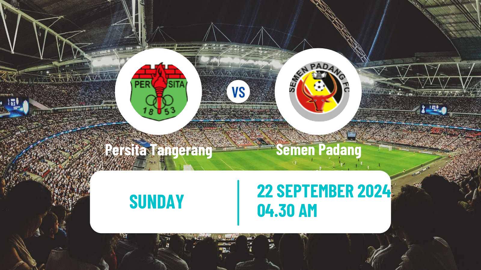 Soccer Indonesian Liga 1 Persita Tangerang - Semen Padang