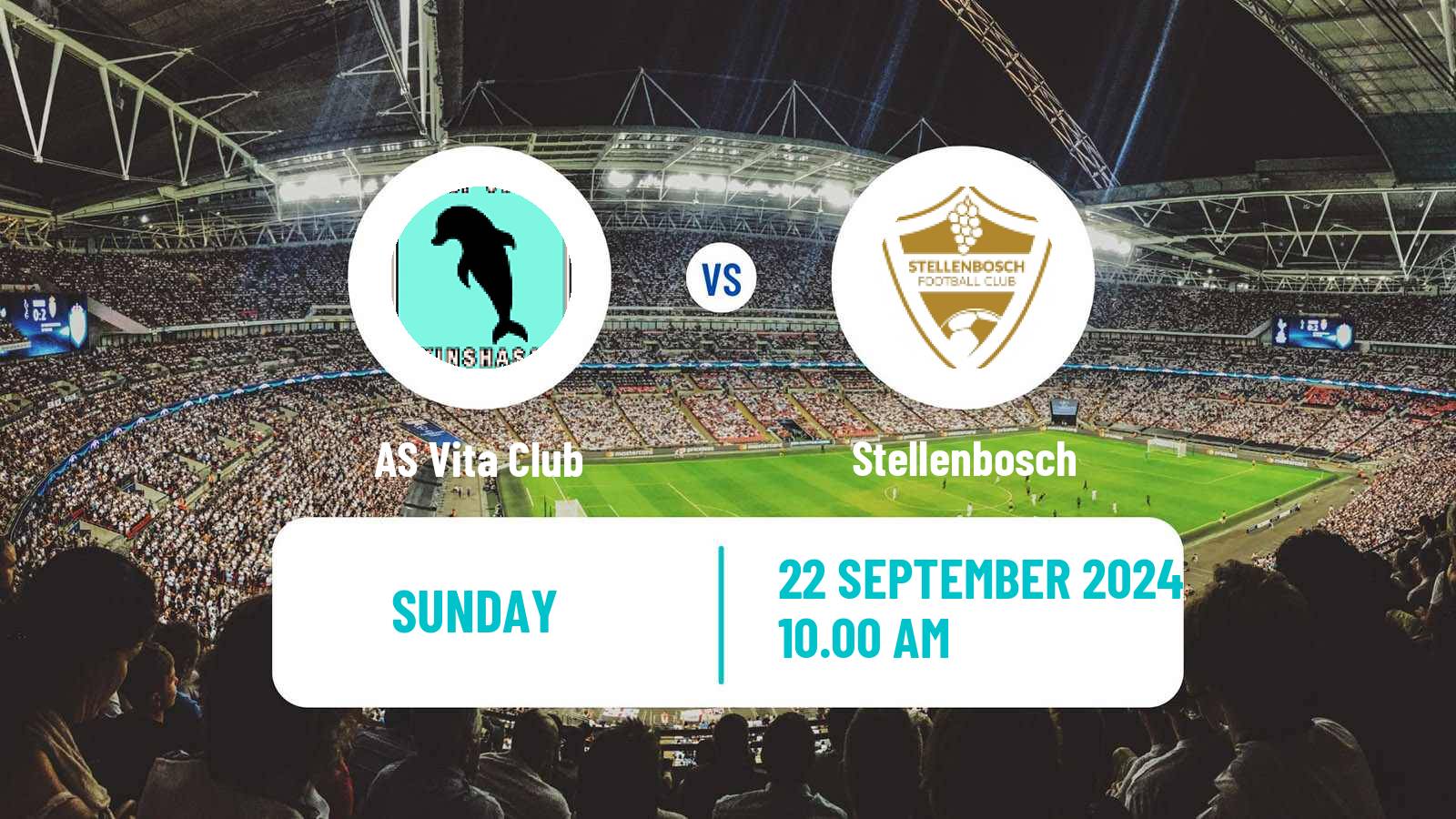 Soccer CAF Confederation Cup Vita Club - Stellenbosch