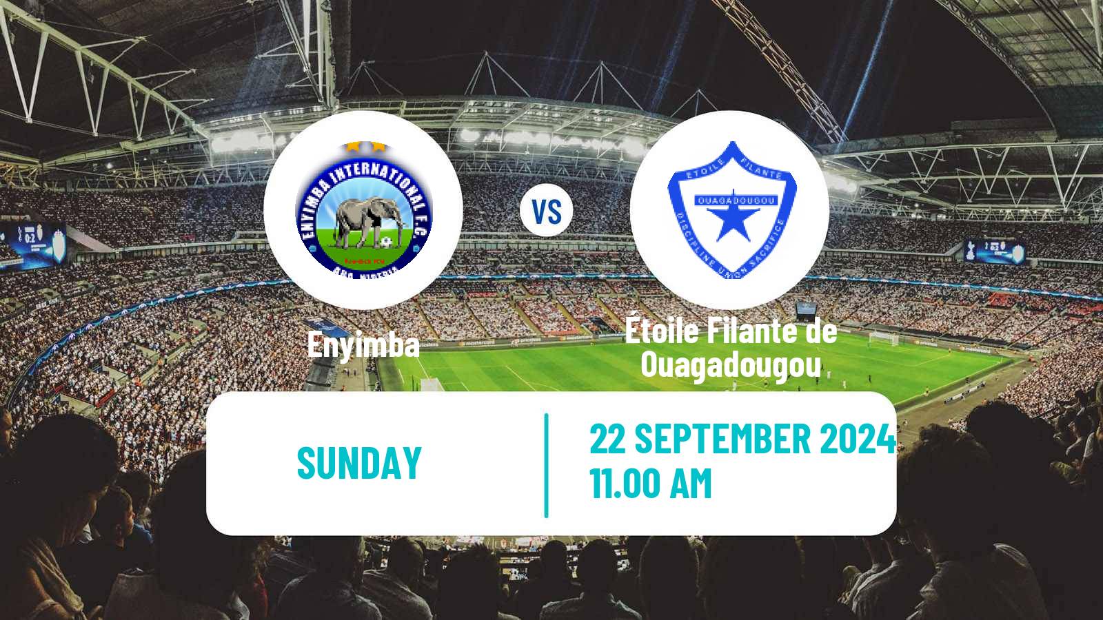 Soccer CAF Confederation Cup Enyimba - Étoile Filante de Ouagadougou