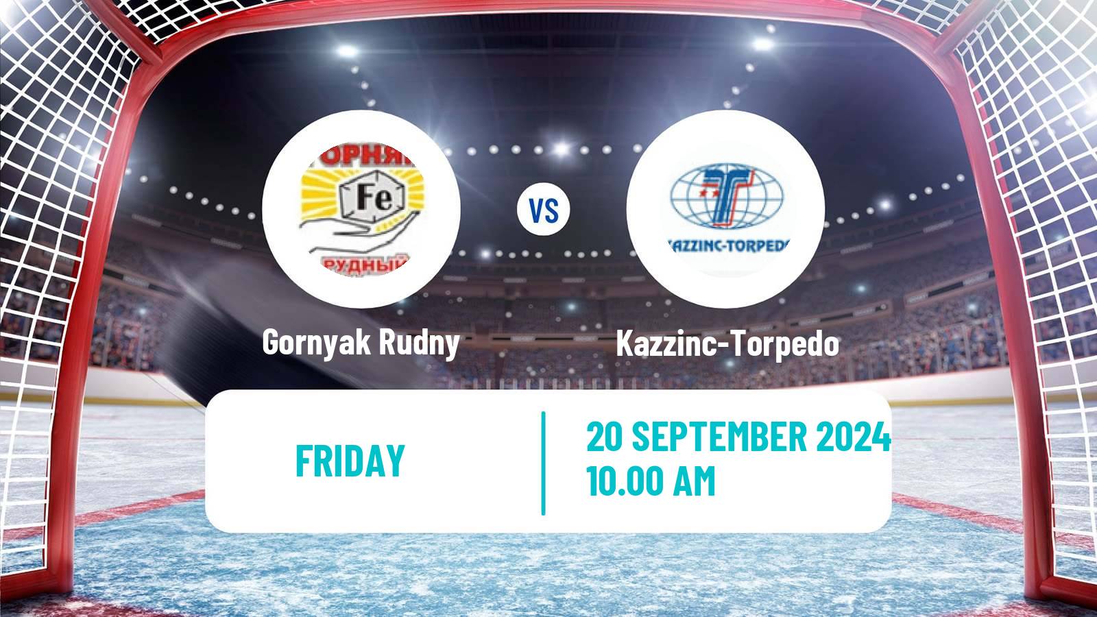 Hockey Kazakh Ice Hockey Championship Gornyak Rudny - Kazzinc-Torpedo