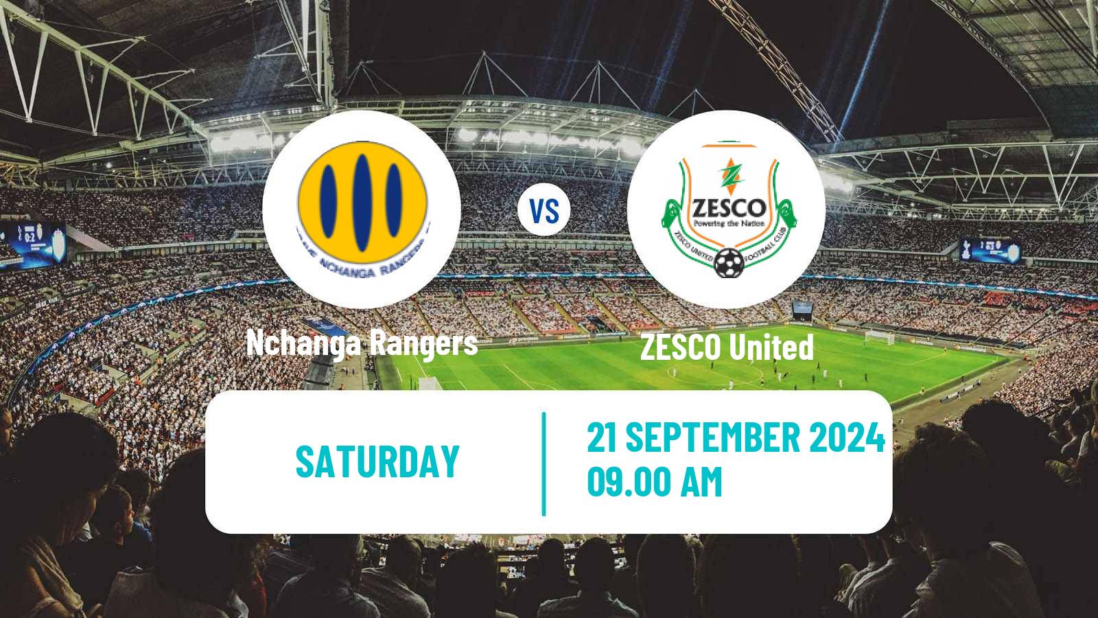 Soccer Zambian Premier League Nchanga Rangers - ZESCO United