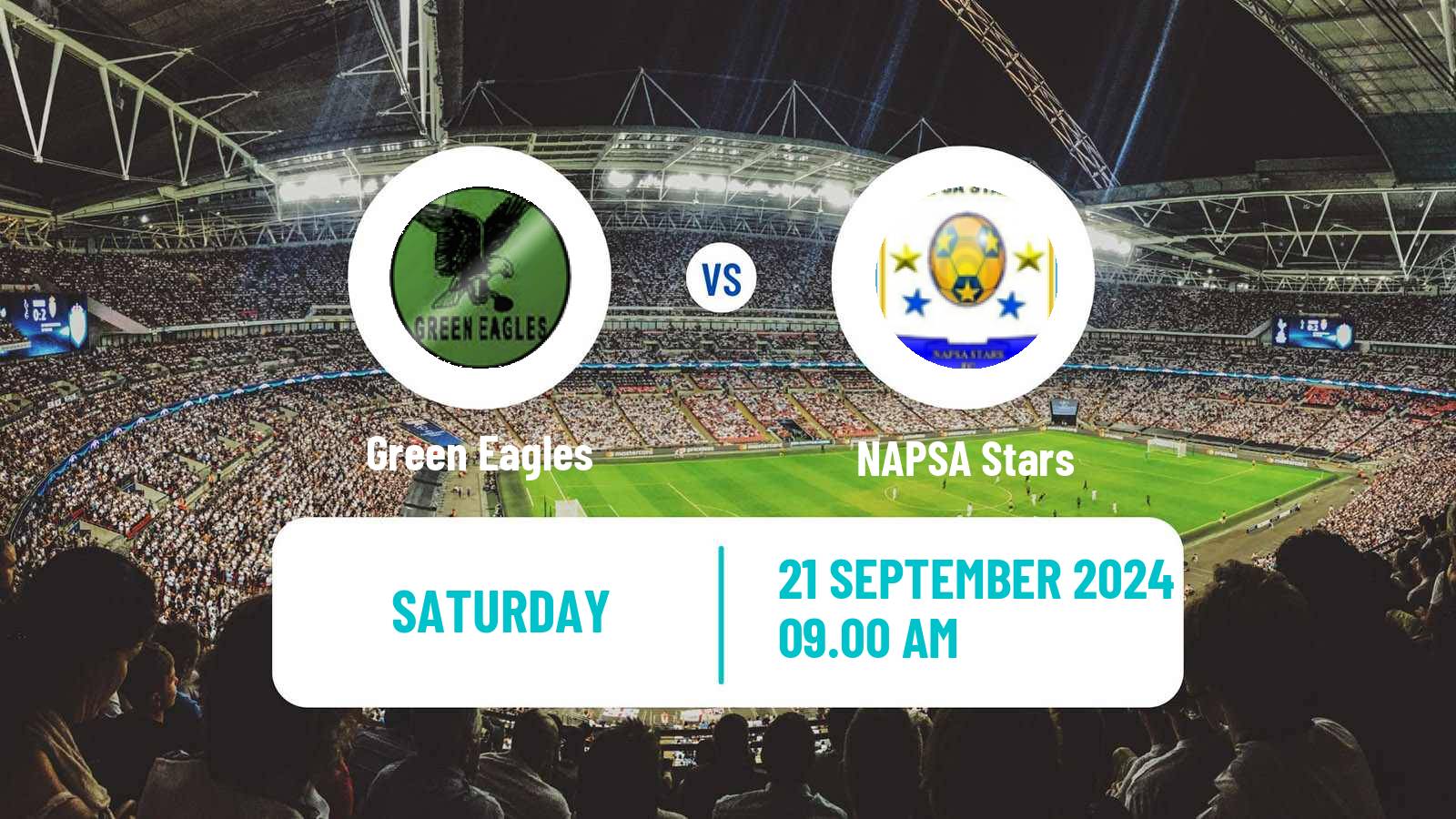 Soccer Zambian Premier League Green Eagles - NAPSA Stars